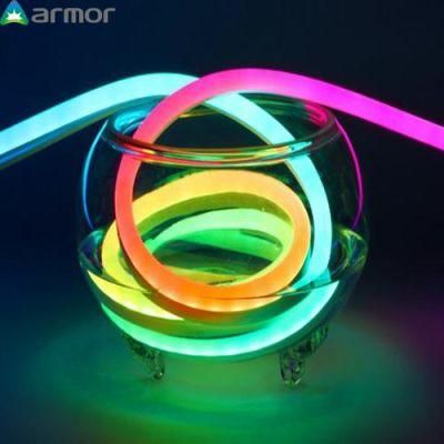 IP65 Waterproof PVC Silicon Neon Rope Strip Color 12V 24V Flex LED Neon Lights