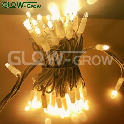 4m 60LEDs 2700K Warm White Christmas Fairy String Light for Event Shopping Mall Decoration