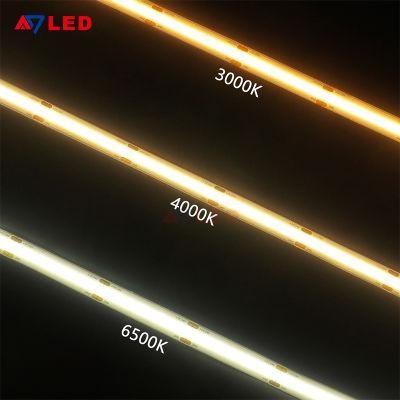 Tira De Luz LED Ultra High Density Warm White LED Strip Dimmable Dotless 504 Chips 10W/M 24V COB LED Strip