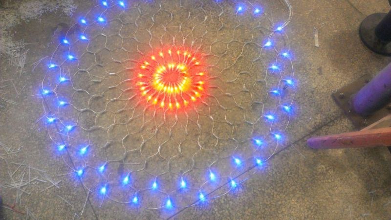 220V 110V Outdoor Holiday Decoration Color Changing Waving LED String Fishing Net Light