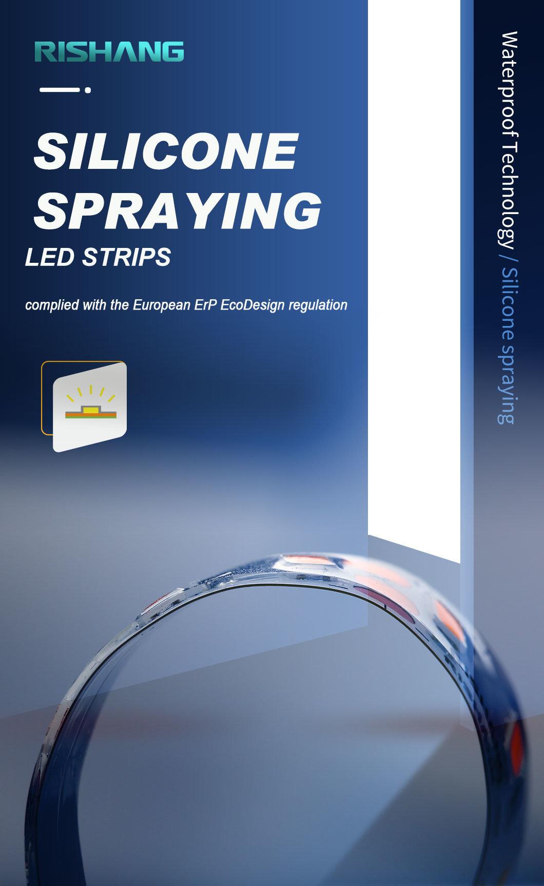 Dual Color RGBW White Color CE RoHS UL ERP Standard Signage Decorative Silicone Spraying Waterproof Flexible LED Strip DC12V DC24V Dimmable