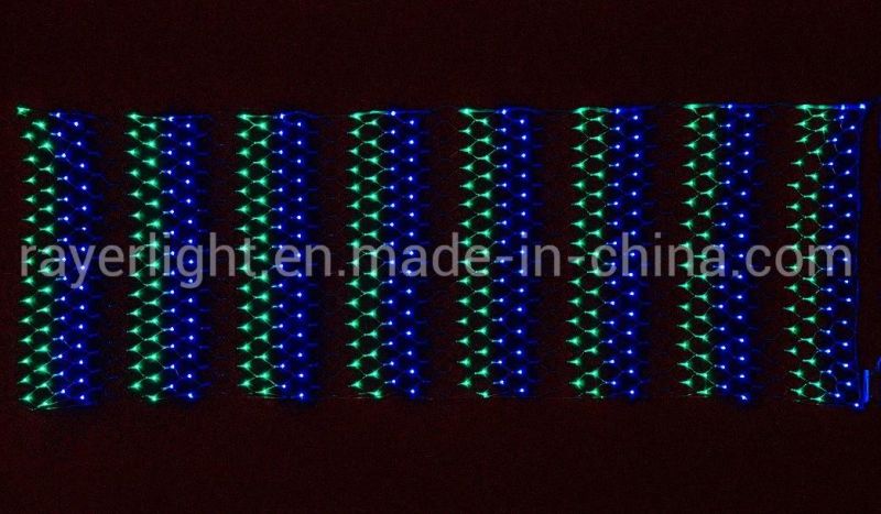 Multicolor Christmas Festival Garden Flashing Mesh Navidad LED with Chasing Effect LED Net Light