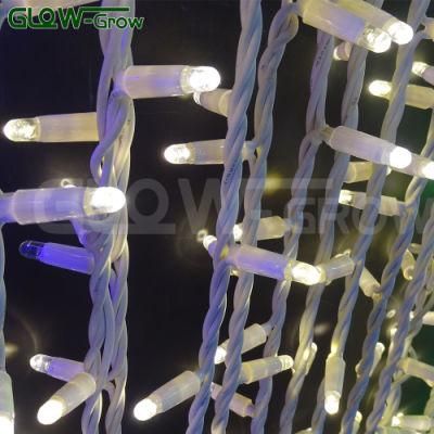 IP65 Waterproof LED Curtain String Light for Holiday Christmas House Decoration