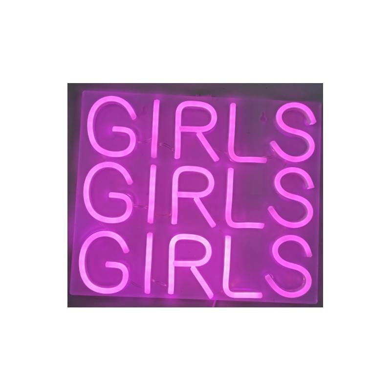 Fbll-01acrylic Backboard Neon Light Atmosphere Light Girls Backboard Neon