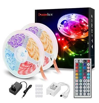 5050 RGB LED Strip Lights Bluetooth Smart Timing LED Rope Light Strips