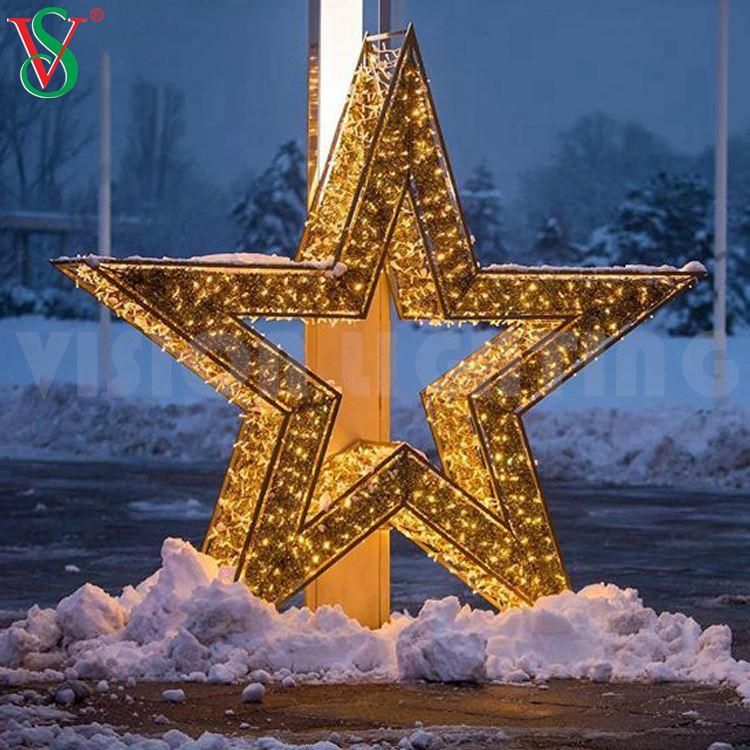 Christmas Shopping Mall Decorative LED Star Lights