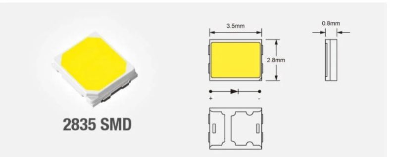 High Bright 12W/M SMD2835 LED Strip 60LEDs/M IP20 IP65 IP68