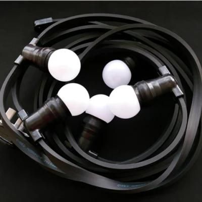 Outdoor IP65 Waterproof E27 Festoon Belt String Light for Decors