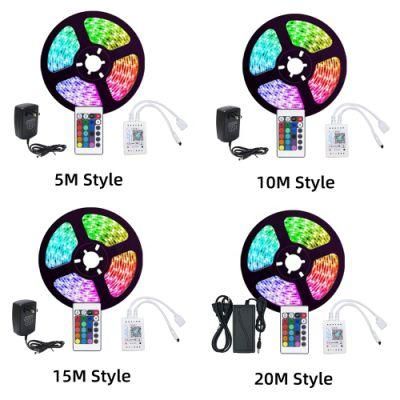 Smart DC12V 5050 LED Flexible String Neon Decorating Lights RGB Outdoor Weatherproof Flex Wireless WiFi Light Strip