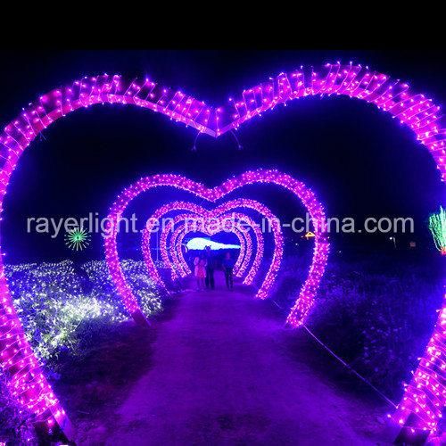 Christmas Outdoor Decorative Lights 2m Tall LED Motif Decoration Wedding Event Lights