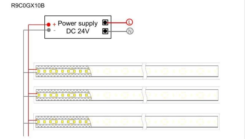 Top View 120 LEDs/Meter Flexible Neon LED Strips Manufacturer