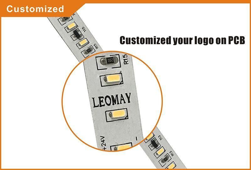 Slim PCB board 3528 120LEDs, 5mm, DC12V LED strip