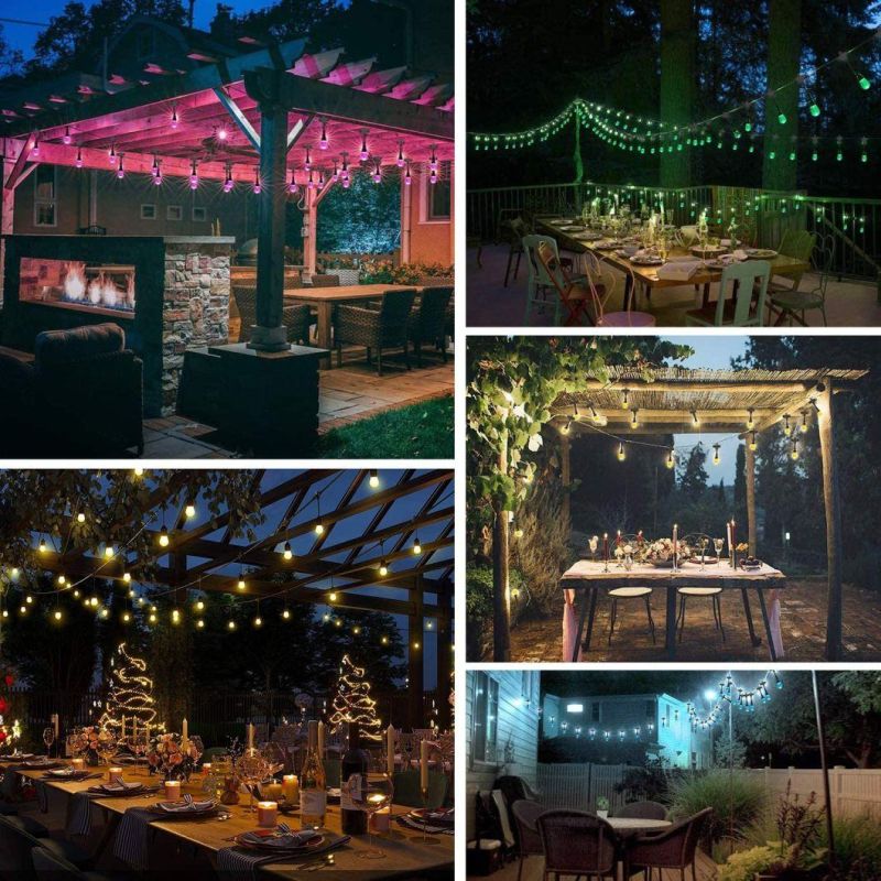 Solar String Lights, Waterproof Patio Lights