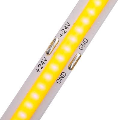 Flexible 24V Customized Length Density COB LED Stirp Light