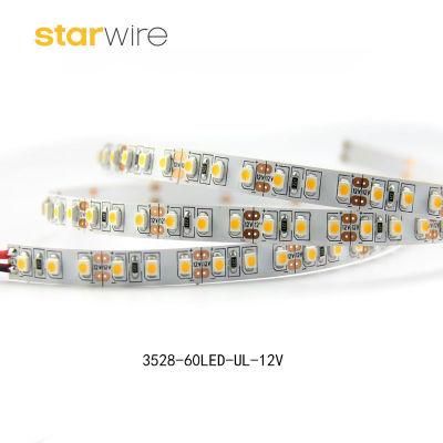 12V/24V 60LEDs Per Meter Waterproof 3528 SMD LED Strip