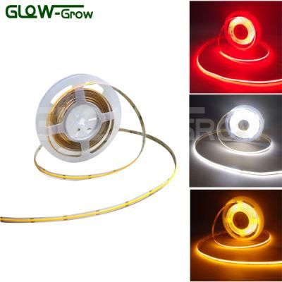 Green Custom 24 Volt LED COB Strip Light for Restaurant Decor