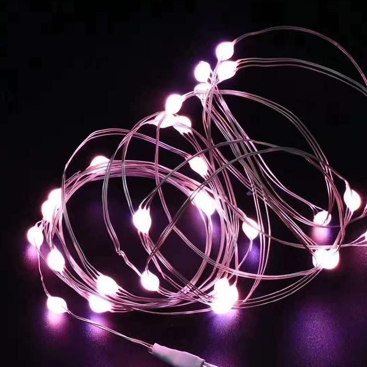 10m Remote Control and Battery Case Christmas Dimmed LED String Light