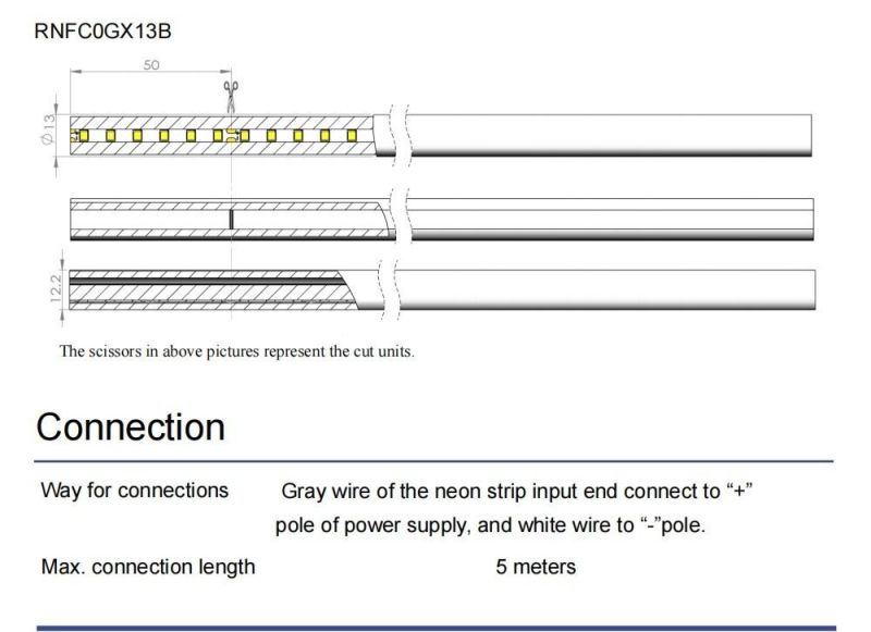 Factory OEM Full Illumination Silicone Tube LED Neon Strip