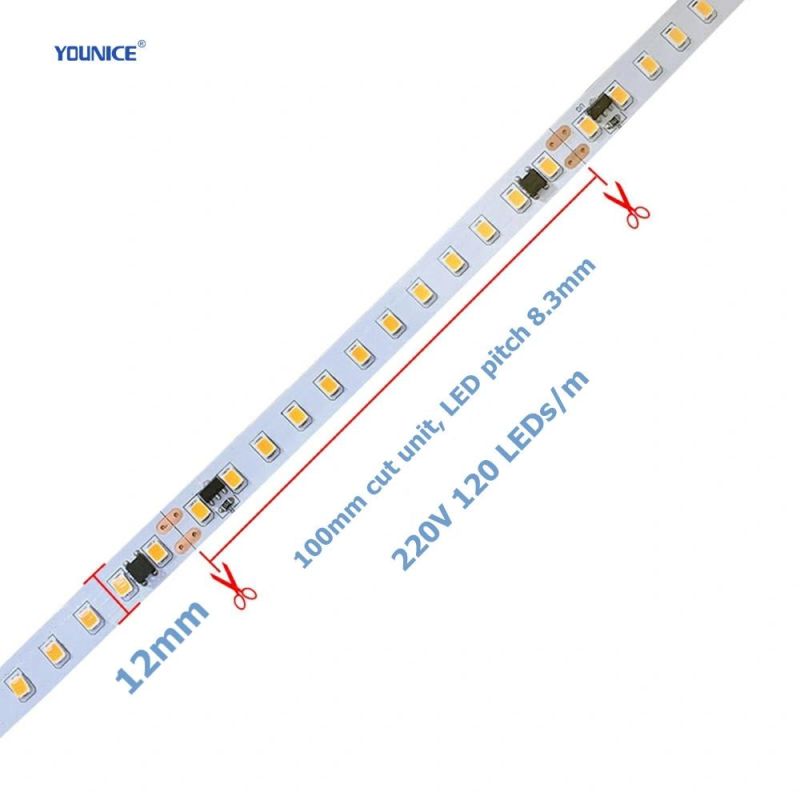 High Voltage AC220V LED Flexible Tape Light Strip