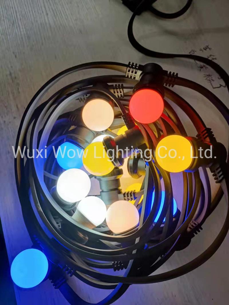 Party Decoration Light Chain E27 Suppliers of Garlands LED Globe Bulb LED Ball String Garland Outdoor String Light Outdoor