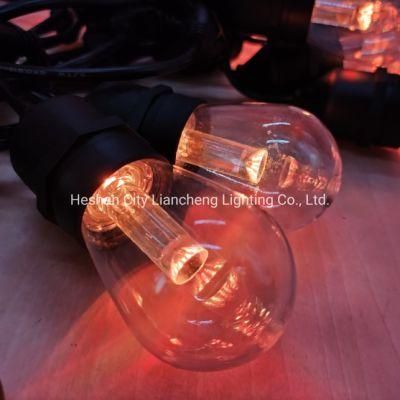 S14 48FT 9W Wedding Festoon Weatherproof Outdoor Decoration Patio Wedding Supplies Holiday Lighting