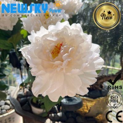 Outdoor Waterproof Flowers Landscape Decorative Solar Light LED for Garden Sunflower Stake Lights