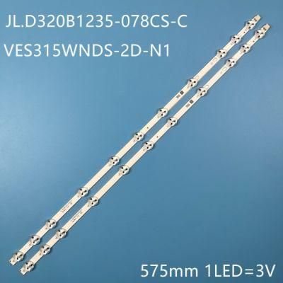 Hot Selling 11LED Backlight Strip Lights 575mm 3V for Vestel 32 Inch TV