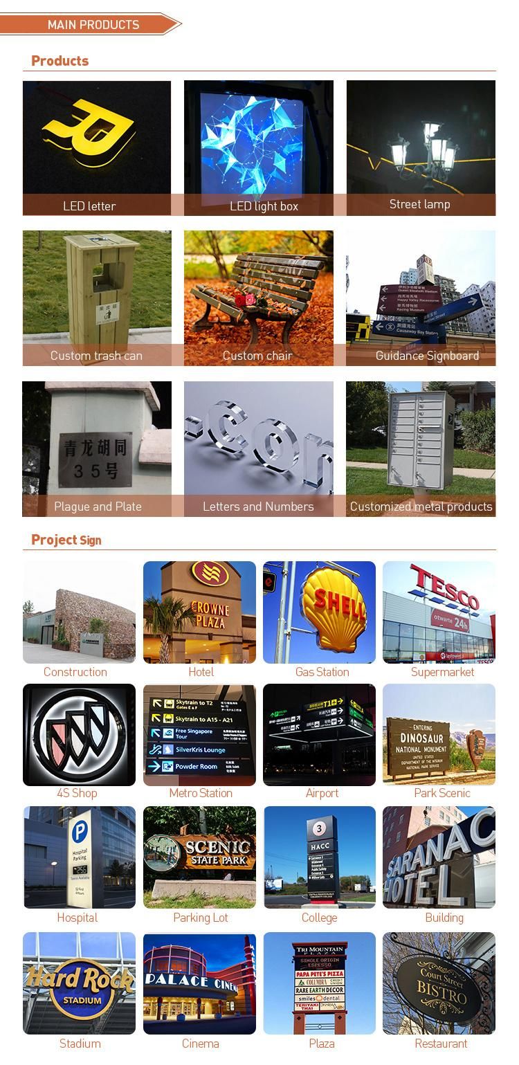 3D LED Backlit Stainless Steel Letters