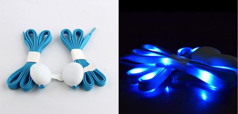 New Style LED Flashing Nylon Shoelace LED Shoe Laces for Christmas Decorarting Shoe in Party