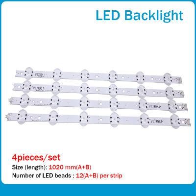 6916L-2862A 2863A 49&prime; &prime; V17 Art3 2862 Rev0.2 1 V17 49 L1 R1 LED Strip Light for LG 49uj670V 49uj6500 49UV340c 49uj6565 LC490dgg