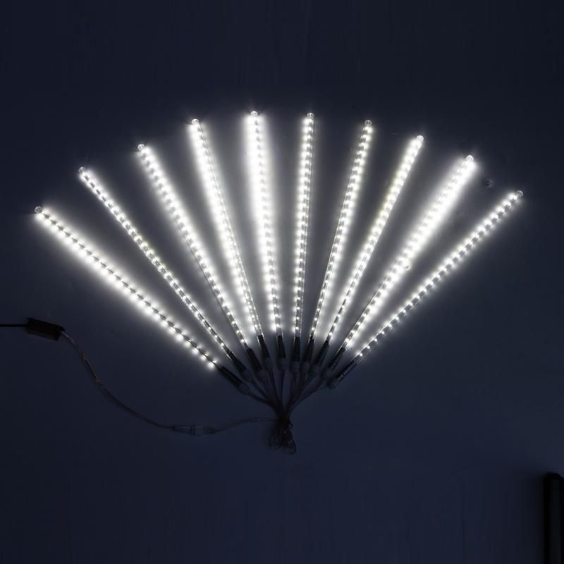 Amazon Hot Sale Outdoor Holiday Snowfall LED Meteor Rain Tube Lights for Street Decoration