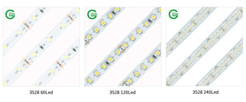 SMD 3528/2835/5050/2216 Non-Waterproof LED Strip 60LED/M Blue Color for Christmas Decoration Light