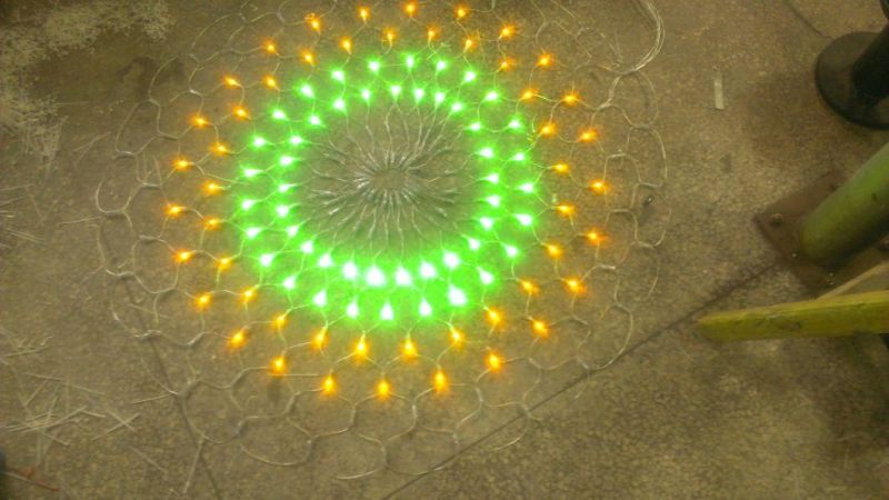 220V 110V Outdoor Holiday Decoration Color Changing Waving LED String Fishing Net Light