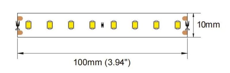 High Efficiency Decorate Flexible Cuttable Installable SMD LED Strip Light 2835 80LEDs/M DC24V