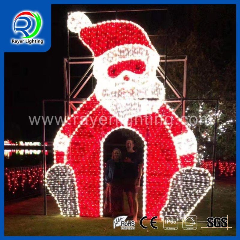 Christmas Decoration Chrismast Light 3D LED Motif Ligts LED Santa