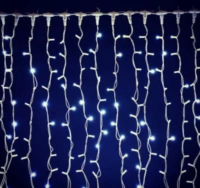 Christmas 3*3m 2*1.5m Waterfall Indoor Decorative LED Curtain Light