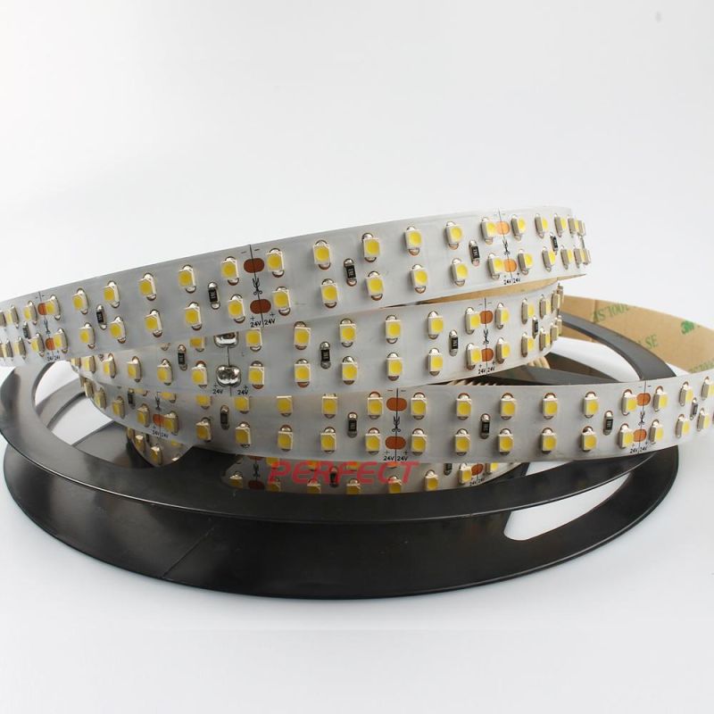 Factory 3528 LED Strip 240LEDs/M DC 24V 15mm White Copper PCB Double Row LED Strips Light