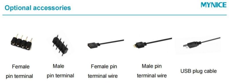 5V 5050RGB Kit Series Flex Strip 30LED/M IP68 2.4W 7.2W