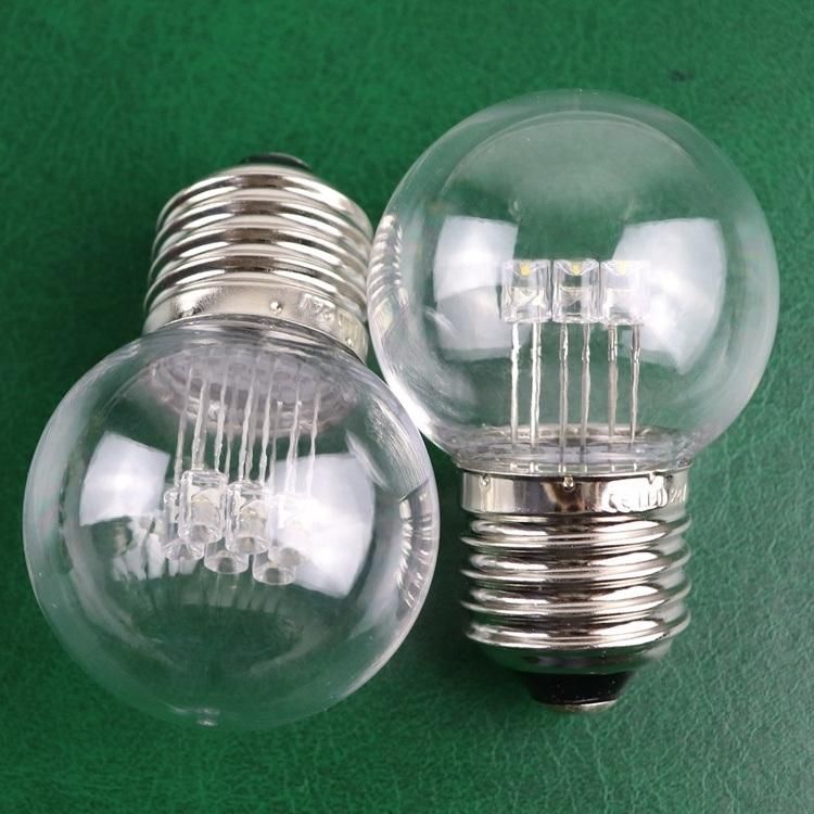 Diode LED Lamp Multiple Colours E27 Fitting Clear Shell Festoon Light Bulb