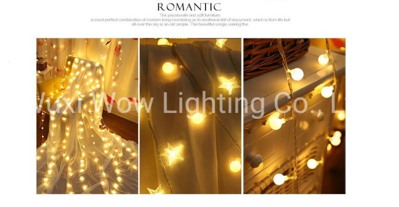 LED Small Ball Lights Bubble Ball Lights String Wish Ball Star Lights Christmas Light