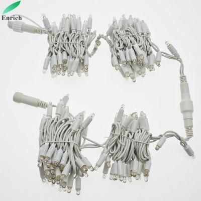 Waterproof LED String Rubber Wire Christmas Light for Birthday Wedding Party Bedroom Patio