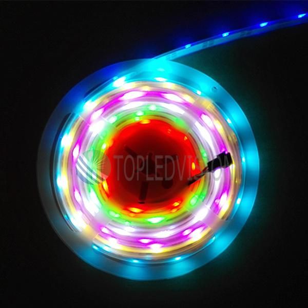 12V IC Controlled Flexible SMD5050 Digital LED Strip Light with Ce, RoHS