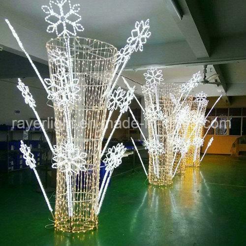 Theme Park Night Decoration Bamboo LED RGB Holiday Garden Lights