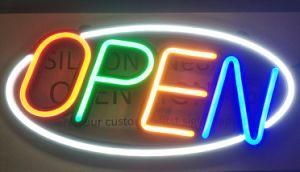 Waterproof Outdoor Addressable LED Neon Flex Signage Open Sign