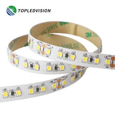 High Brightness SMD2835 LED Light Strip 120LEDs/M 24V 8/10mm Width