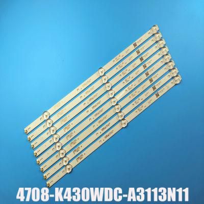 43inch 3LED 4708-K43wdc-A1113n11 K430wdc1 TV LED Bar Le43e6850 L43e6800 43pff3012 43pff5012 LED Back Light