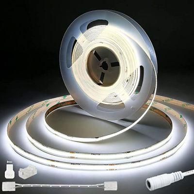 COB LED Rope Light DC 12V/24V Flexible COB Strip Light for Home Hotel Decorative Lighting