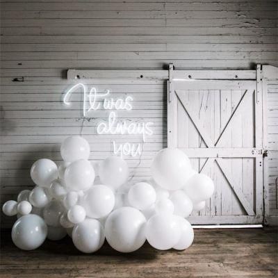 Drop Shipping Custom It Was Always You LED Neon Words Light Sign for Home Party Wedding