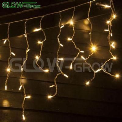 IP65 Waterproof Warm White Christmas Fairy Icicle String Light LED Decoration Light