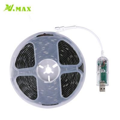 Vmax USB Lights RGB COB Strips LEDs Car Powered Flexible LED Warm Strip Light